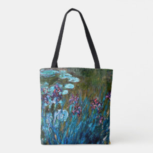 Monet - Irises och Vatten Lilies Tygkasse