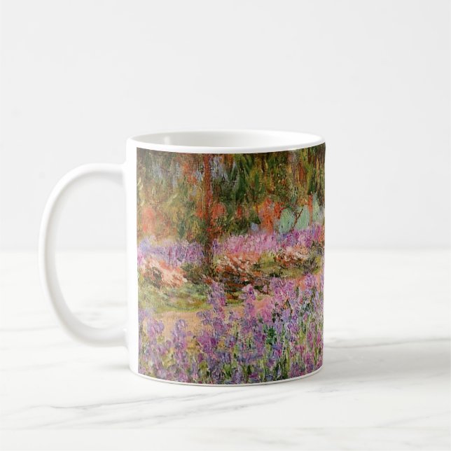 Monet - Irismen i Monets Garden Mugg (Vänster)