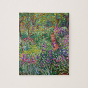Monet "Iristrädgården på Giverny", Pussel
