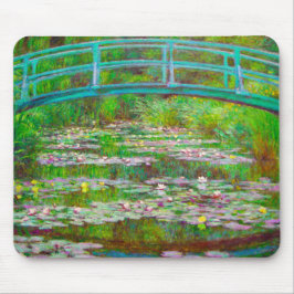 Monet Japanska Bridge och Vatten Lilies Musmatta