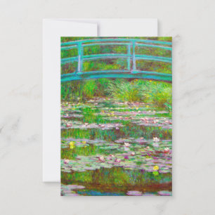 Monet Japanska Bridge och Vatten Lilies OSA Kort