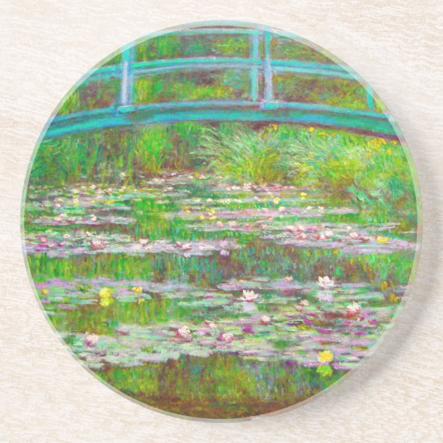 Monet Japanska Bridge och Vatten Lilies Underlägg (Framsidan)