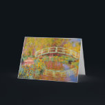 Monet - Japanska bron, 1896, Kort<br><div class="desc">Claude Monet-målning,  The Japan Bridge (The Bridge in Monet's Garden),  1896.</div>