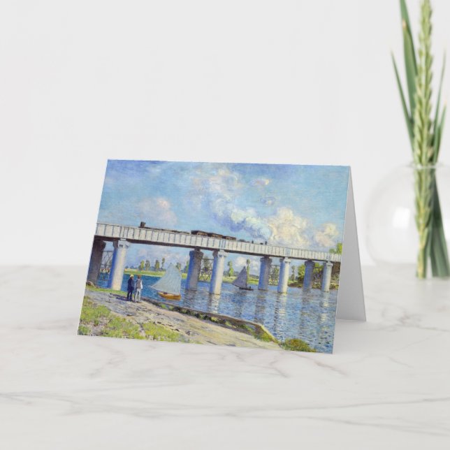 Monet - Järnvägsbron i Argentina Kort (Framsida)