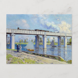 Monet - Järnvägsbron i Argentina Vykort