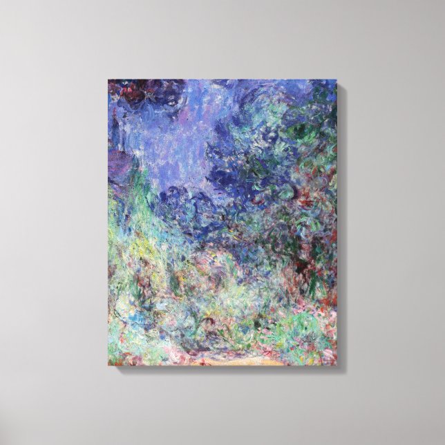 Monet - Kammaren, Vy från Ro Garden Canvastryck (Framsida)