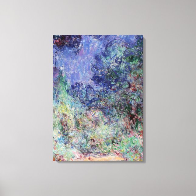 Monet - Kammaren, Vy från Ro Garden Canvastryck (Framsida)
