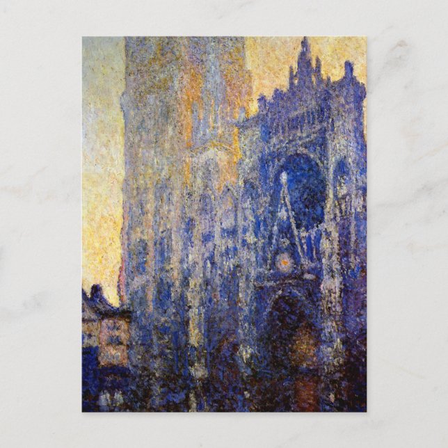 Monet - Katedralen i Rouen, morgoneffekt Vykort (Framsida)