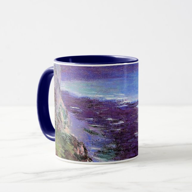 Monet - Klippa Nära Dieppe, Mugg (Framsida vänster)