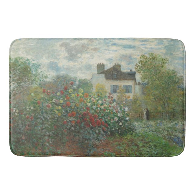 Monet, konstnären Garden Fransk Gamla konst Badrumsmatta (Framsidan)