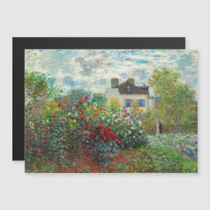 Monet - Konstnärs Garden Argenteuil Magnetic Card
