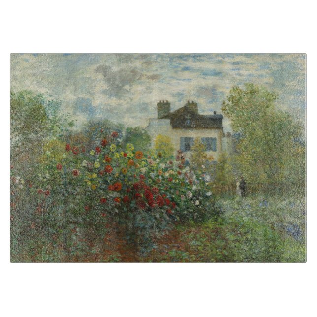 Monet Konstnärsträdgård i Argenteuil-målning (Framsidan)