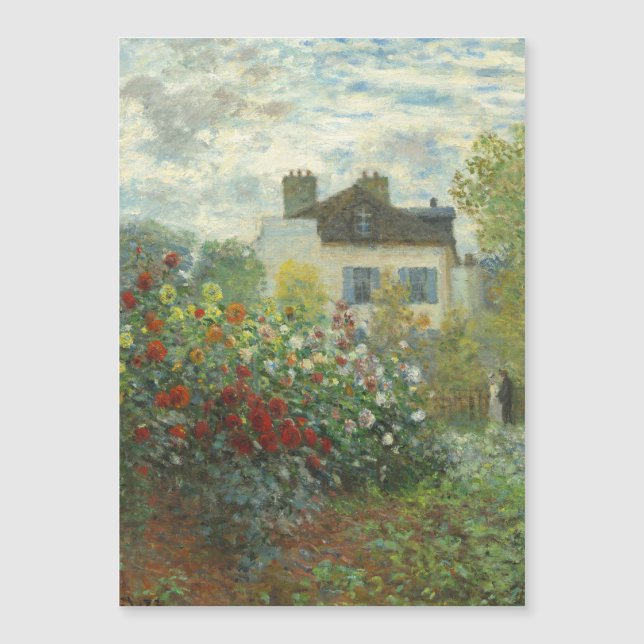 Monet Konstnärsträdgård i Argenteuil-målning (Framsida)