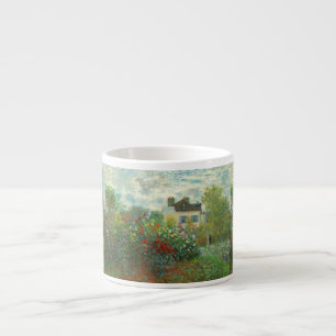 Monet Konstnärsträdgård i Argenteuil-målning Espressomugg