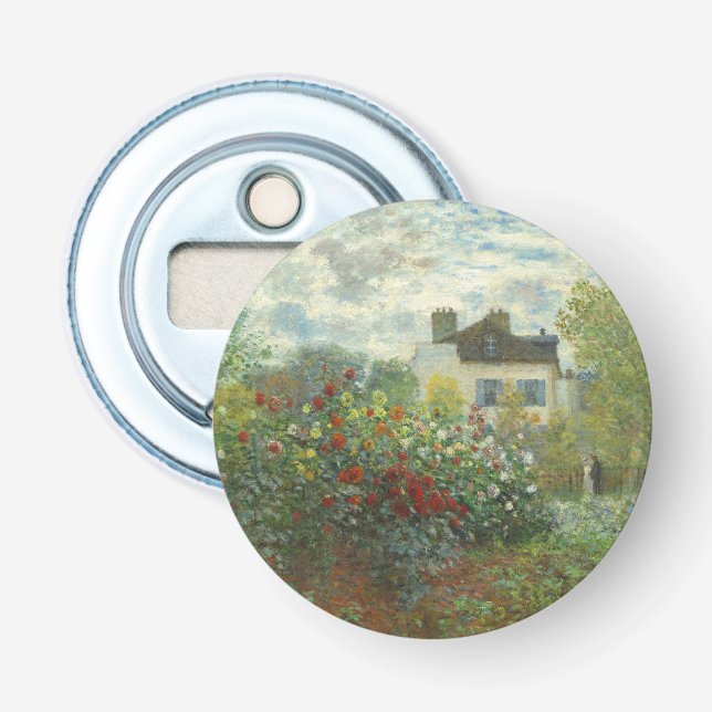Monet Konstnärsträdgård i Argenteuil-målning Flasköppnare (Framsidan)