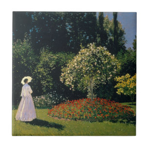 Monet - Kvinnor i Garden Kakelplatta