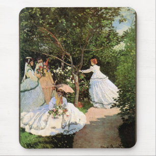 Monet - Kvinnor i trädgården Musmatta