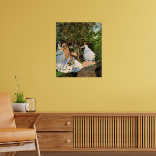Monet - Kvinnor i trädgården Poster