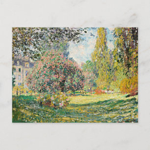 Monet - Landskap, Parc Monceau. Vykort