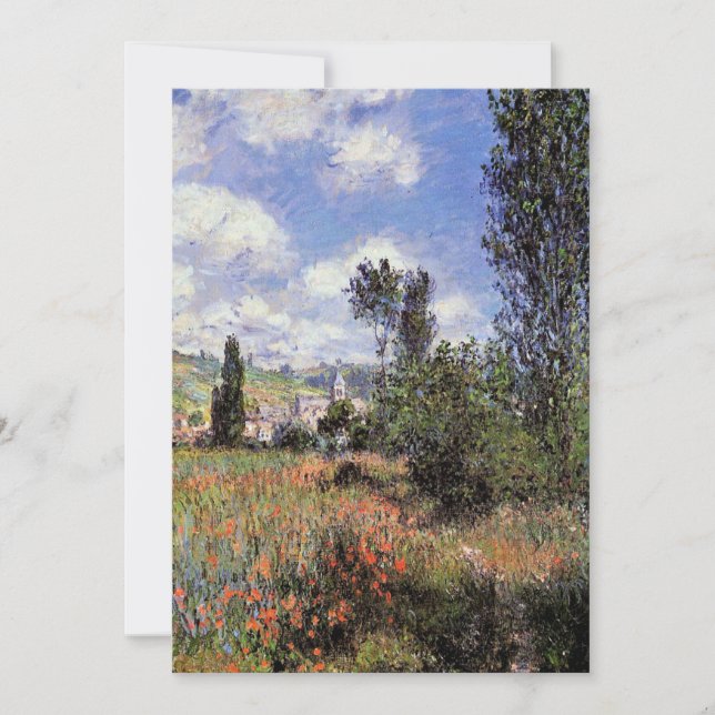 Monet - Lane i Poppy Fält (Framsida)