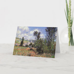 Monet - Lane i Poppy Fält Kort