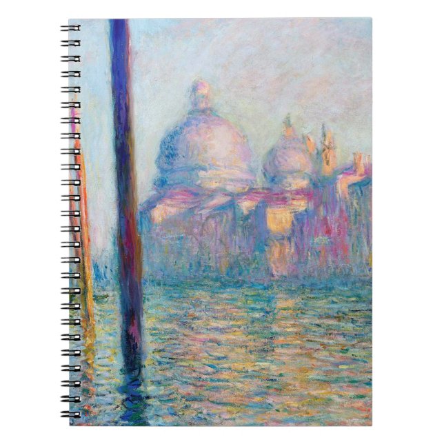 Monet Le Grand Canal Impressionist People Berömd Anteckningsbok (Framsidan)
