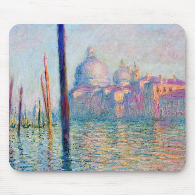 Monet Le Grand Canal Impressionist People Berömd Musmatta (Framsidan)