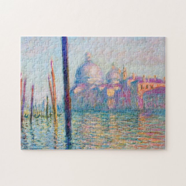 Monet Le Grand Canal Impressionist People Hardest Pussel (Horisontell)