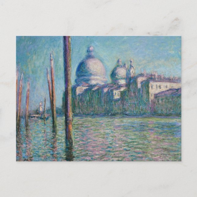 Monet - Le Grand Canal Vykort (Framsida)