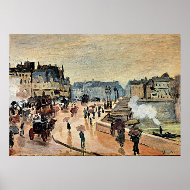 Monet - Le Pont Neuf Poster (Framsidan)