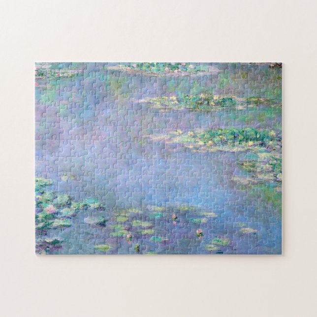 Monet Les Nympheas Vatten Lilies Fine Art Pussel (Horisontell)