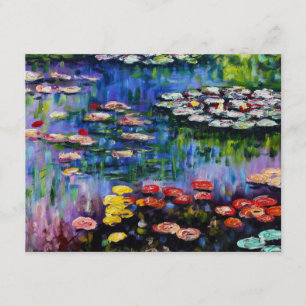 Monet Lila Vatten Lilies-inbjudningar Inbjudningar