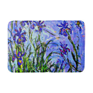 Monet - Lilac Irises Badrumsmatta