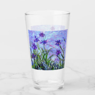 Monet Lilac Irises Glaskopp
