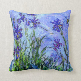 Monet - Lilac Irises Kudde