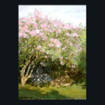 Monet - Lilacs i Sol Poster<br><div class="desc">Lilacs i Sol,  bra konsmålning av Fransk konstnären Claude Monet</div>