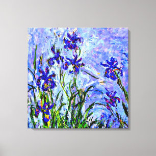 Monet - Lilacs Irises Canvastryck