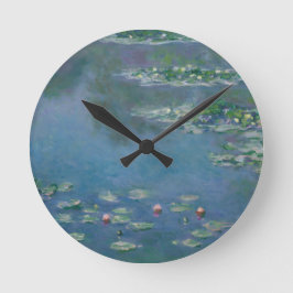 Monet Liljedamm Rund Klocka