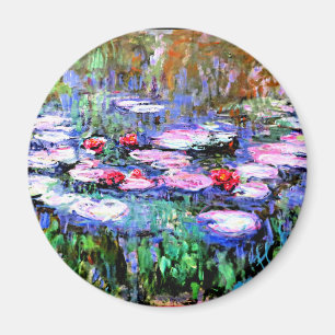 Monet - Los Nenufares (vattendrag) Magnet
