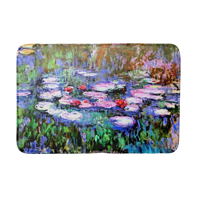 Monet - Los Nenufares (vattenlilies)  Badrumsmatta (Framsidan)