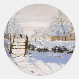Monet - Magpie Runt Klistermärke