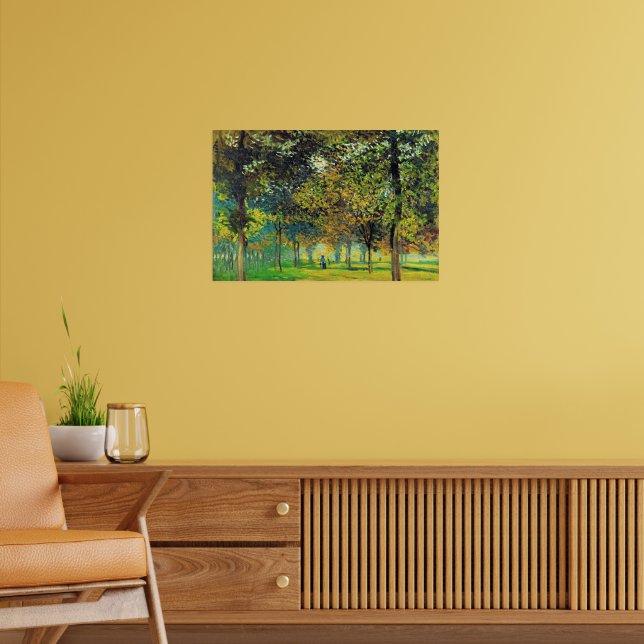 Monet-målning, Allee du Champ de Foire, Poster (Vardagsrum 2)