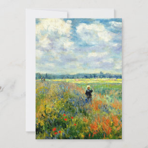 Monet-målning, Poppy Fält, Argentina. Kort