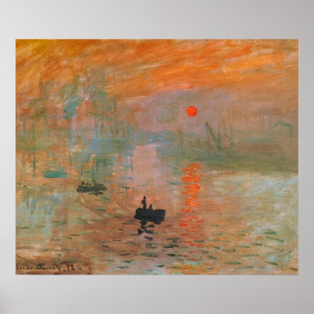 Monet-målning Poster (Framsidan)