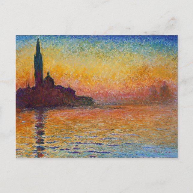 Monet målning vykort (Framsida)