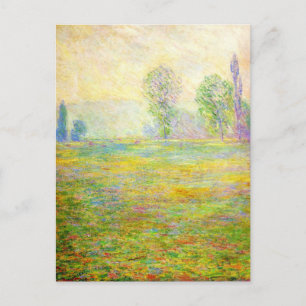 Monet Meadows på Giverny Postcard Vykort