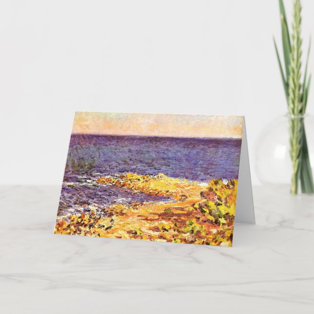 Monet - Medelhavet i Antibes Kort (Framsida)