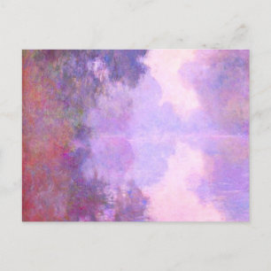 Monet - Misty Morgon på Seine. Vykort