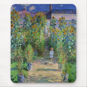 Monet , “ Monets trädgård i Vétheuil ” Musmatta