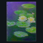 Monet näckrosanteckningsbok 1897 anteckningsbok<br><div class="desc">Monet näckrosanteckningsbok. Impressionistmålning från 1897. Claude Monet målade obsessively näckrosalltigenom hans karriär. Detta är ett enkelt men färgrikt exempel av hans arbete. Underbar för fläktar av Monet, näckrosor, impressionism och fransk konst.</div>